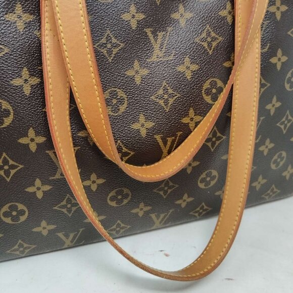 Louis Vuitton Batignolles Horizontal Monogram Canvas Leather Tote Bag Authentic - Picture 7 of 15